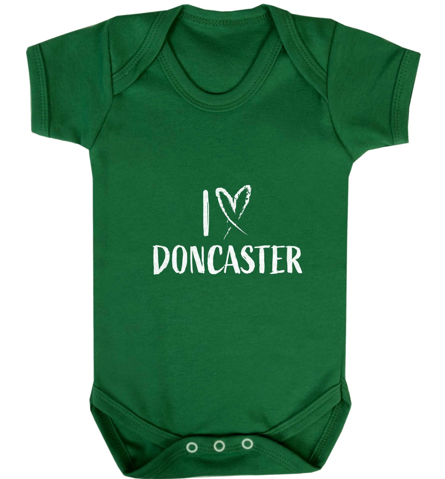 I love Doncaster baby vest green 18-24 months