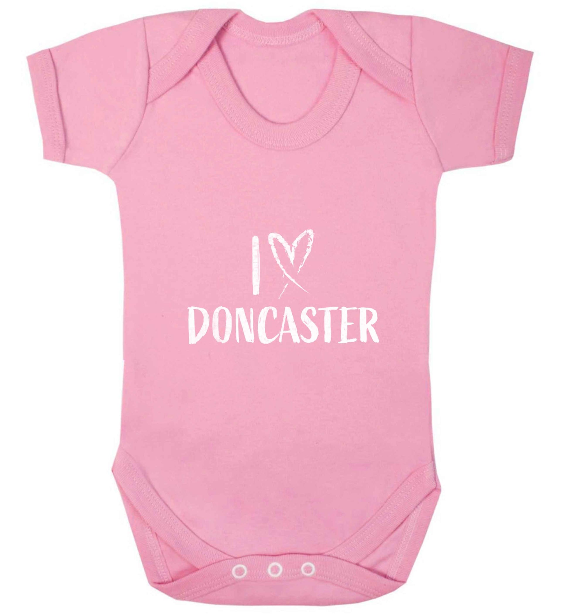 I love Doncaster baby vest pale pink 18-24 months