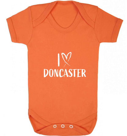 I love Doncaster baby vest orange 18-24 months