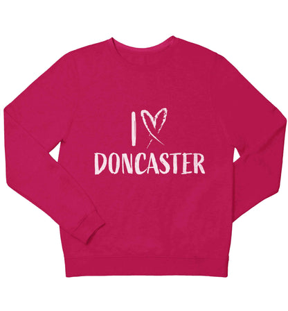 I love Doncaster children's pink sweater 12-13 Years