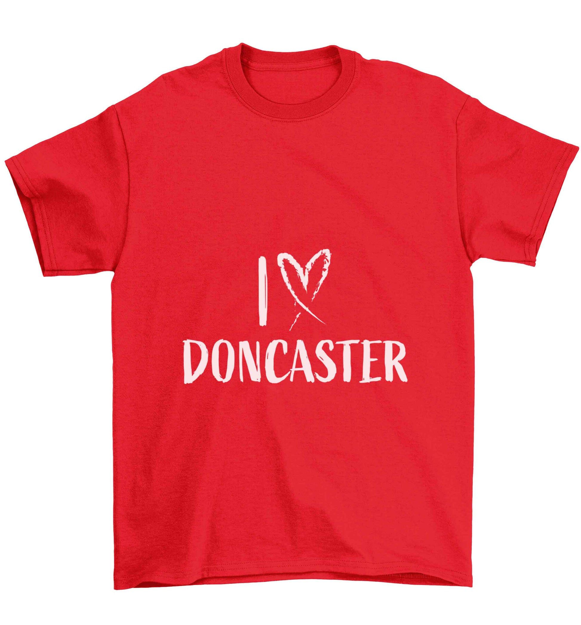 I love Doncaster Children's red Tshirt 12-13 Years