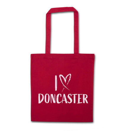 I love Doncaster red tote bag