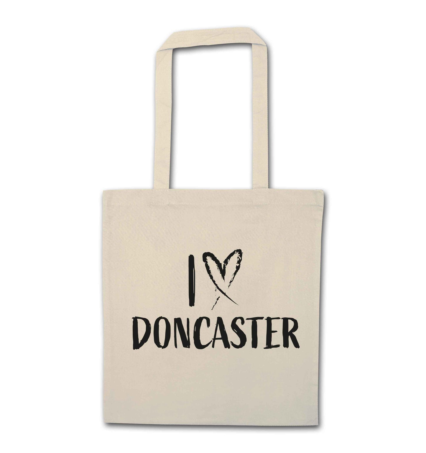 I love Doncaster natural tote bag