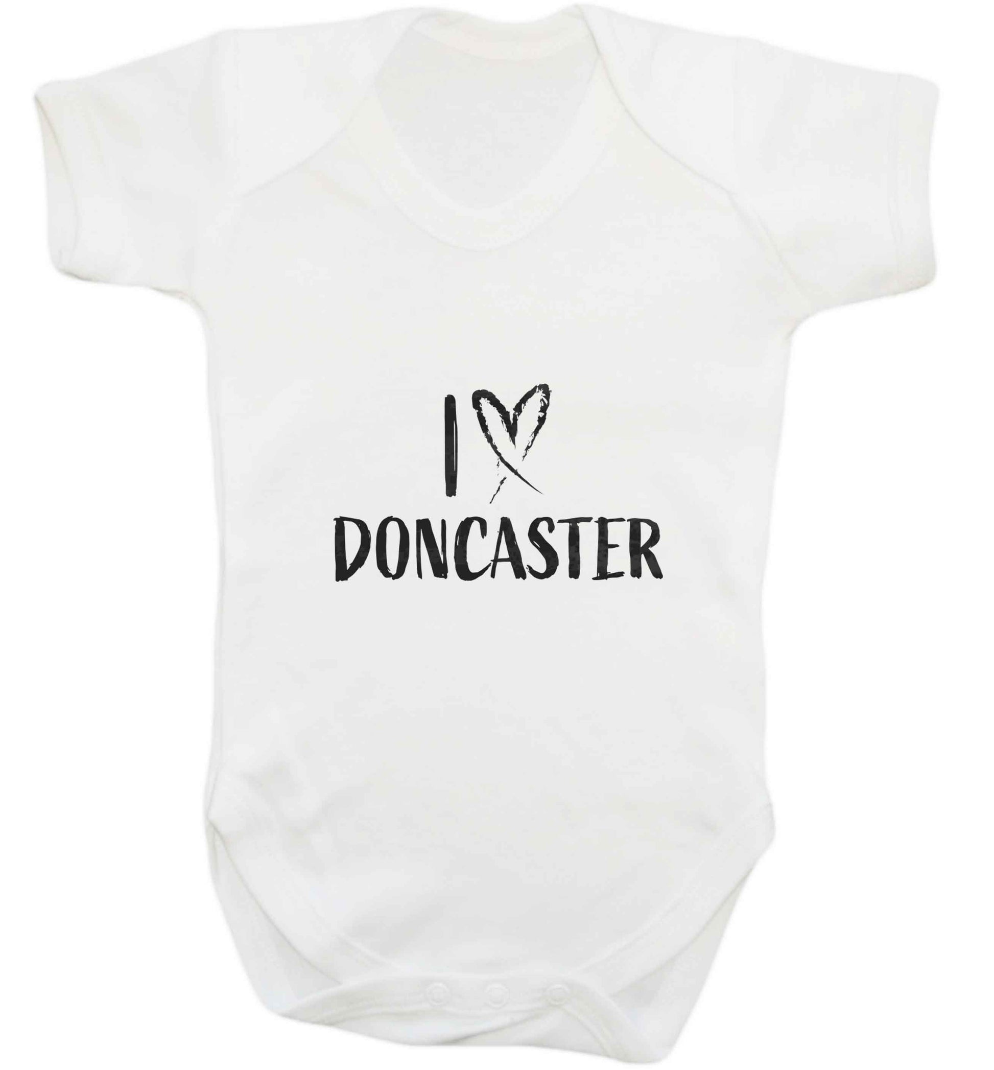 I love Doncaster baby vest white 18-24 months
