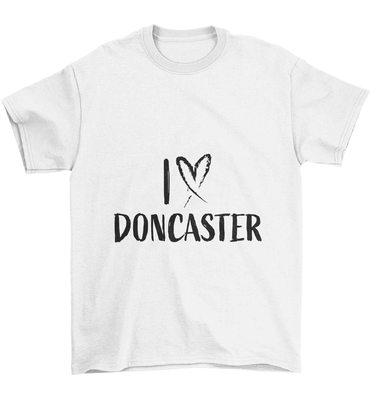 I love Doncaster Children's white Tshirt 12-13 Years