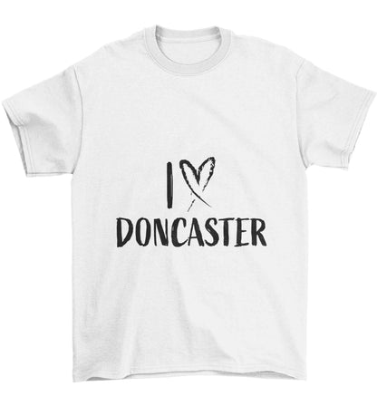 I love Doncaster Children's white Tshirt 12-13 Years