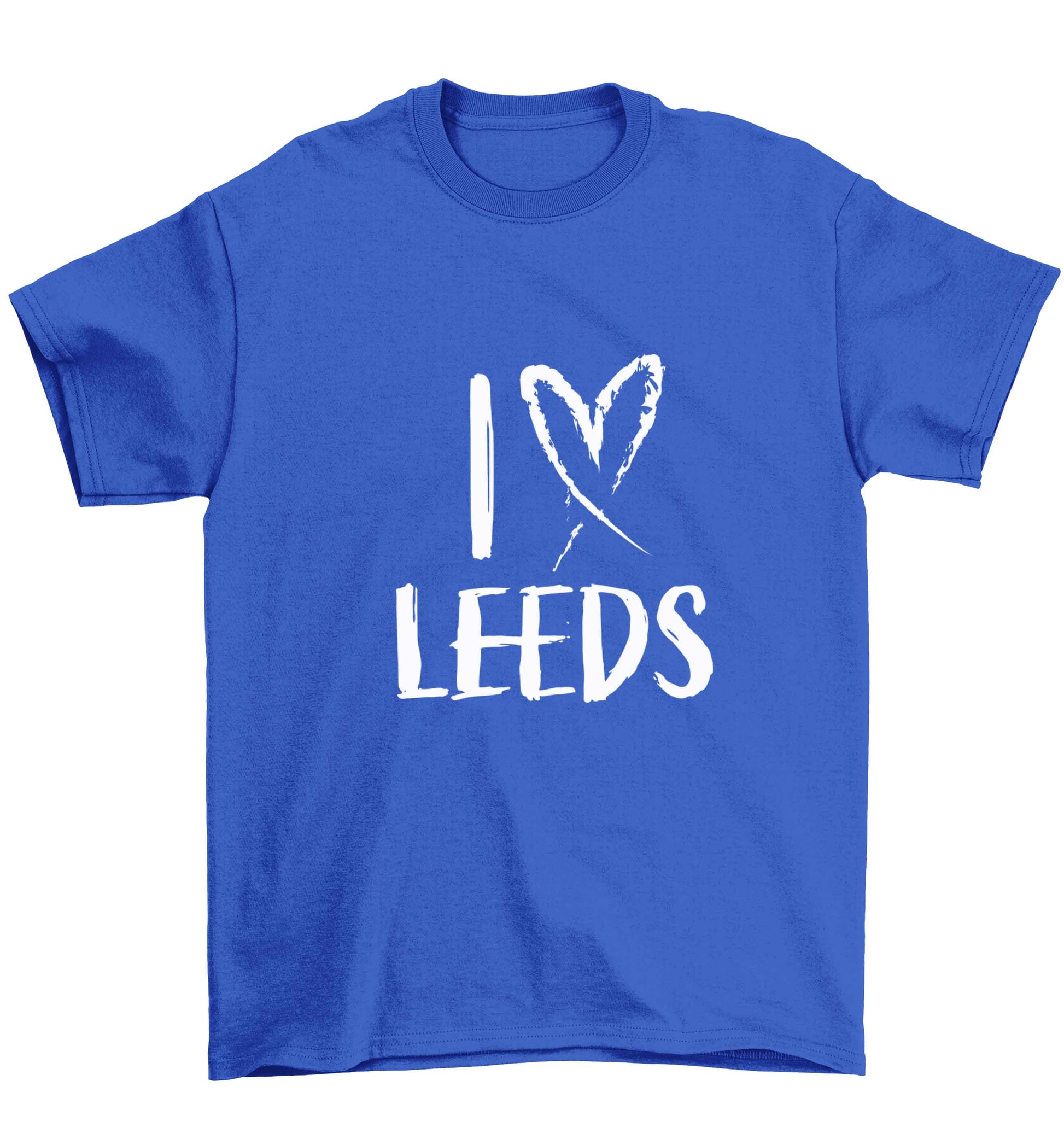 I love Leeds Children's blue Tshirt 12-13 Years