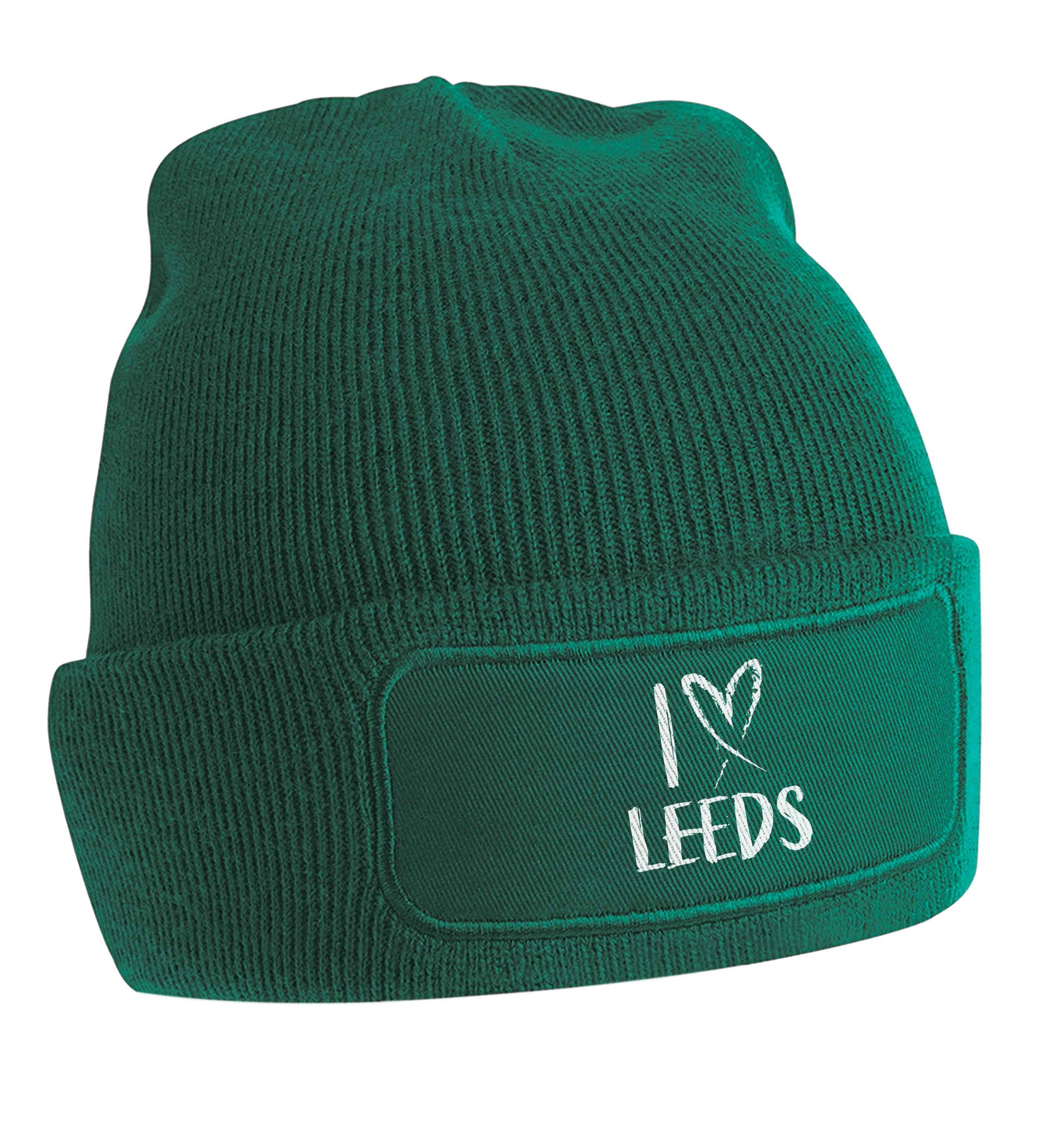 I love Leeds beanie hat