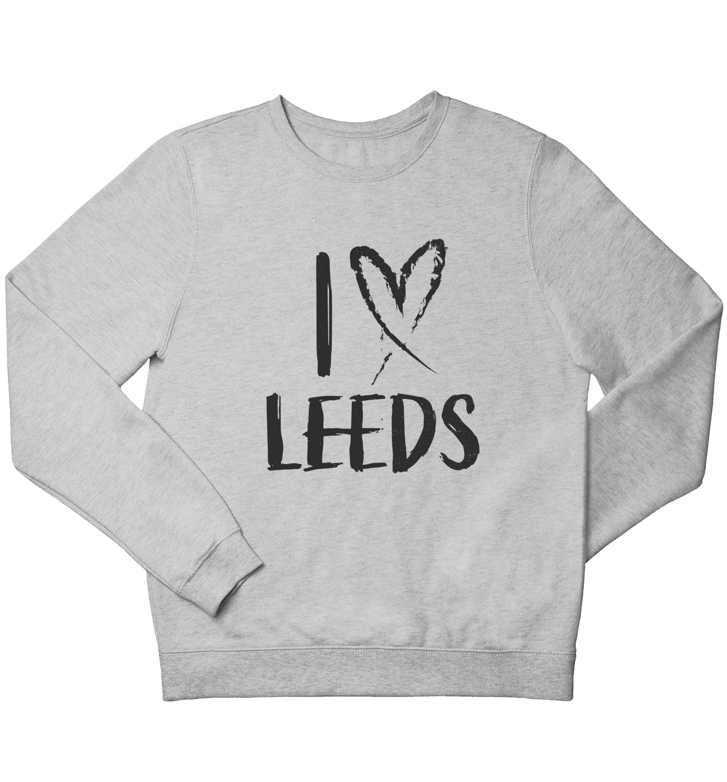 I love Leeds children's grey sweater 12-13 Years