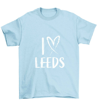 I love Leeds Children's light blue Tshirt 12-13 Years