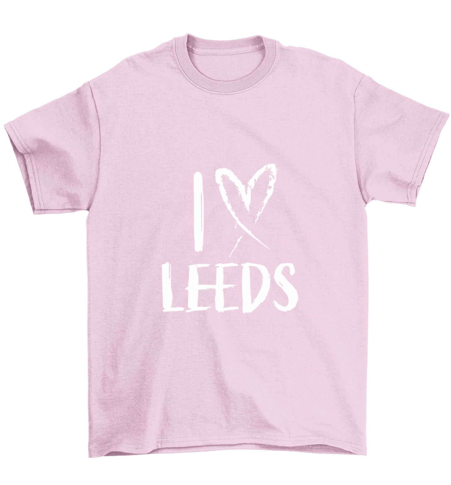 I love Leeds Children's light pink Tshirt 12-13 Years