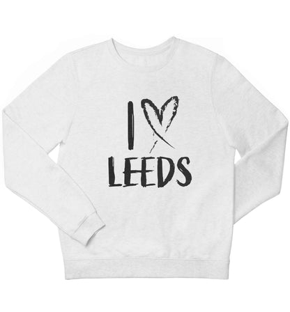 I love Leeds children's white sweater 12-13 Years