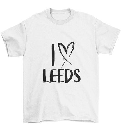 I love Leeds Children's white Tshirt 12-13 Years