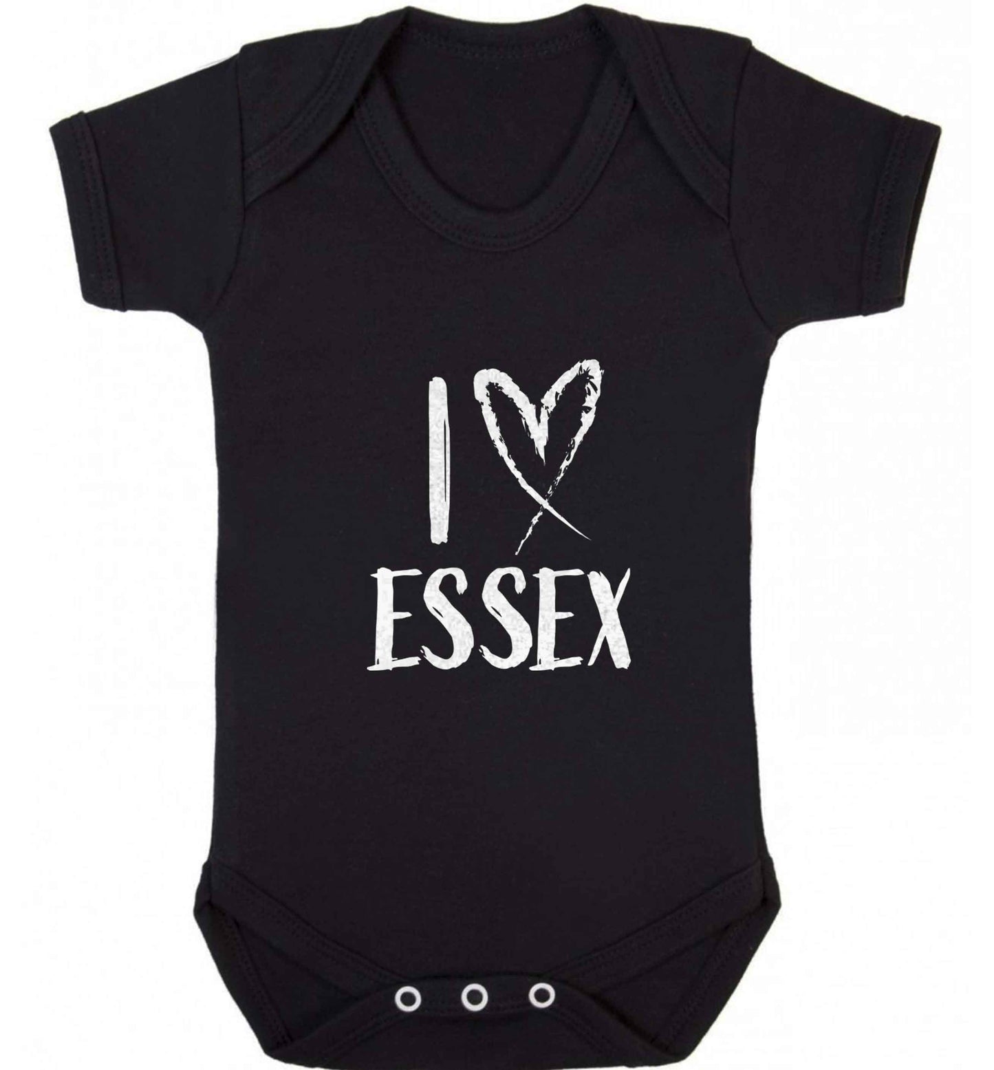 I love Essex baby vest black 18-24 months