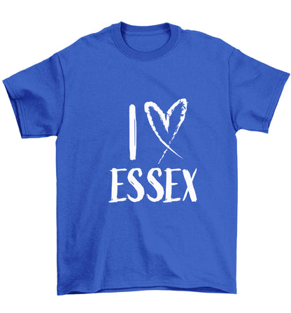 I love Essex Children's blue Tshirt 12-13 Years