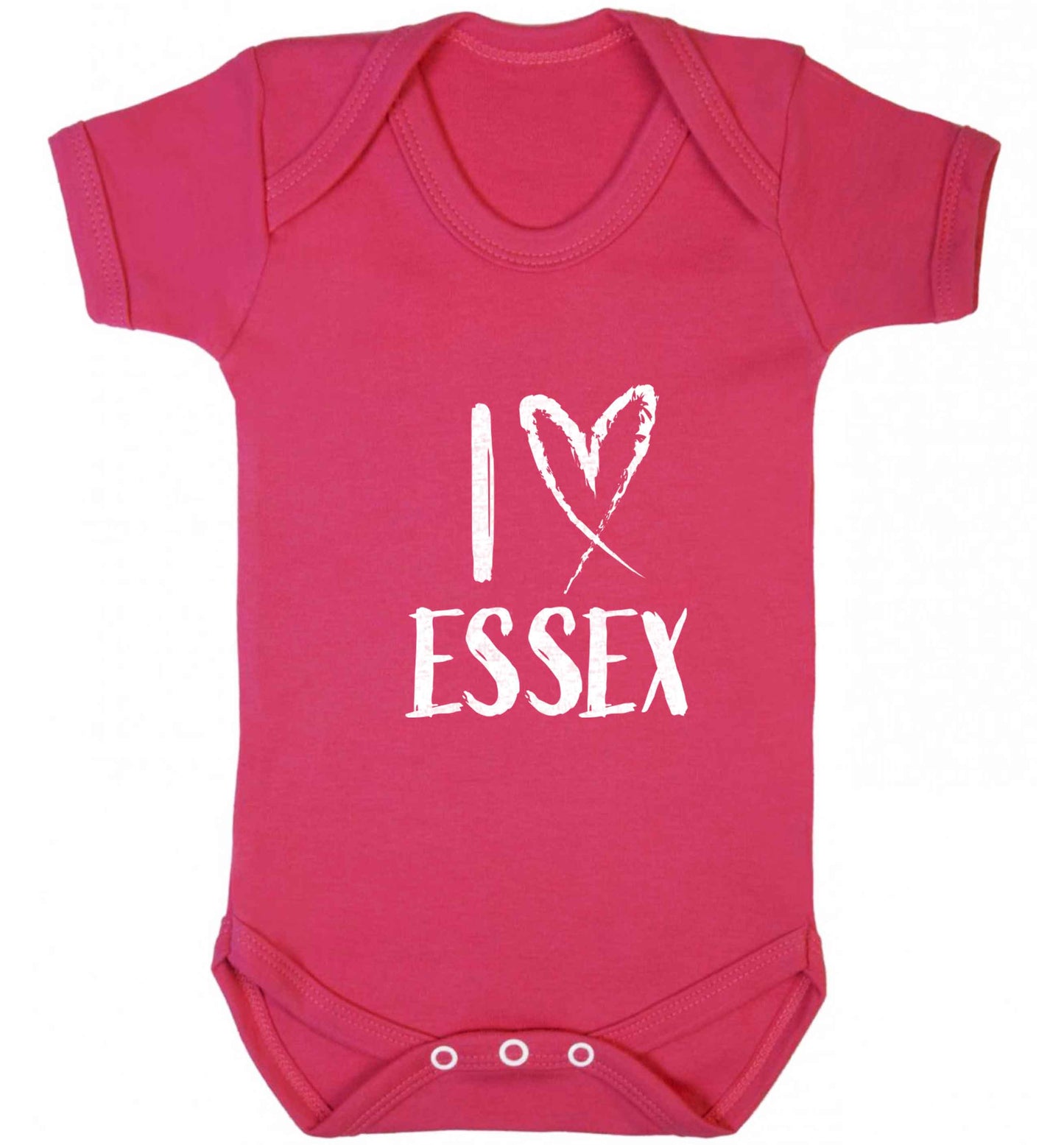I love Essex baby vest dark pink 18-24 months