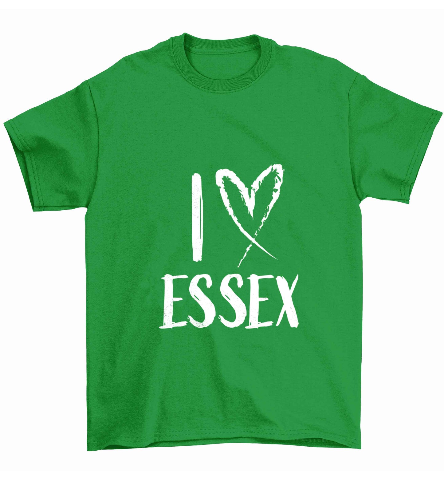 I love Essex Children's green Tshirt 12-13 Years