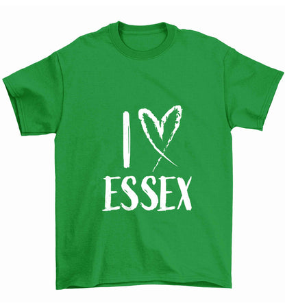 I love Essex Children's green Tshirt 12-13 Years