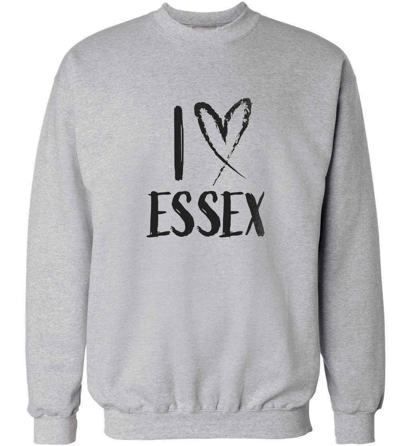 I love Essex adult's unisex grey sweater 2XL