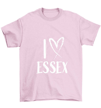 I love Essex Children's light pink Tshirt 12-13 Years