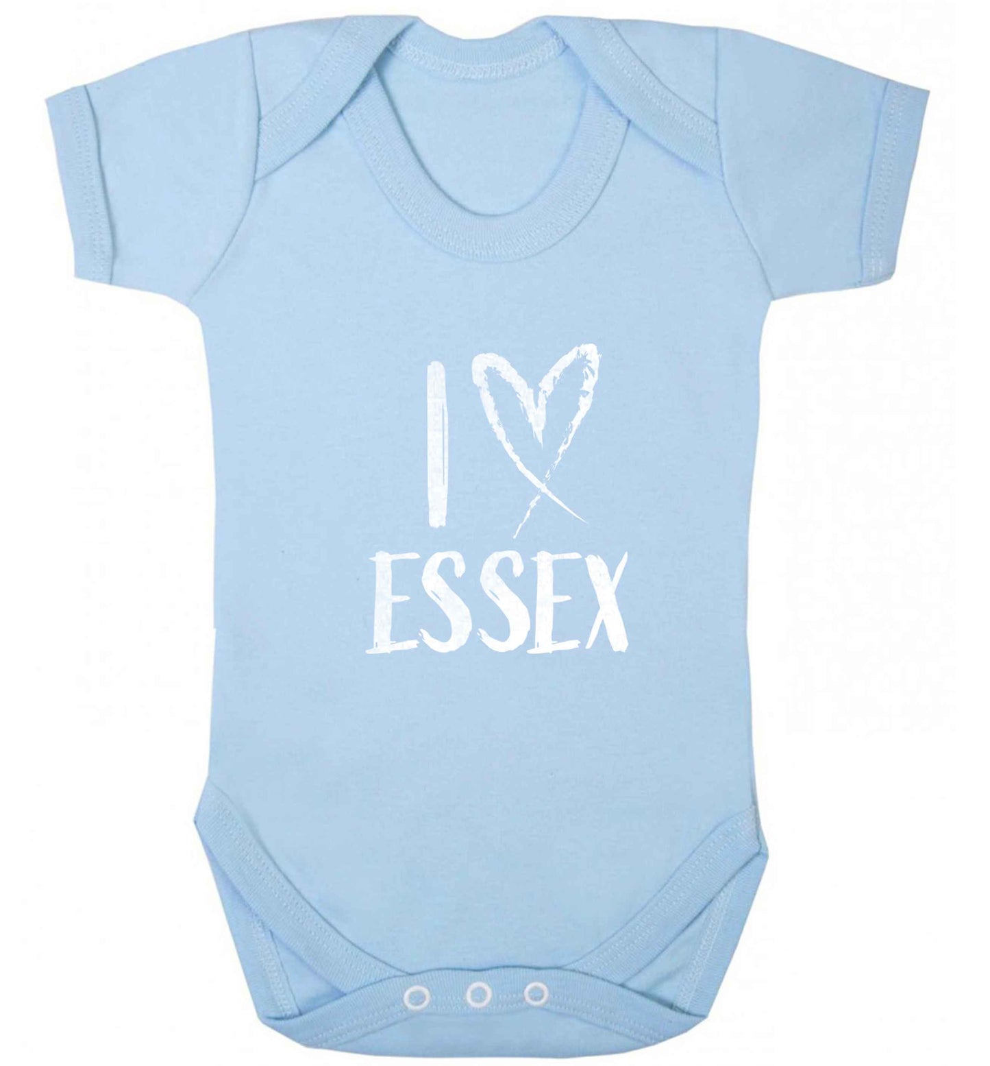 I love Essex baby vest pale blue 18-24 months