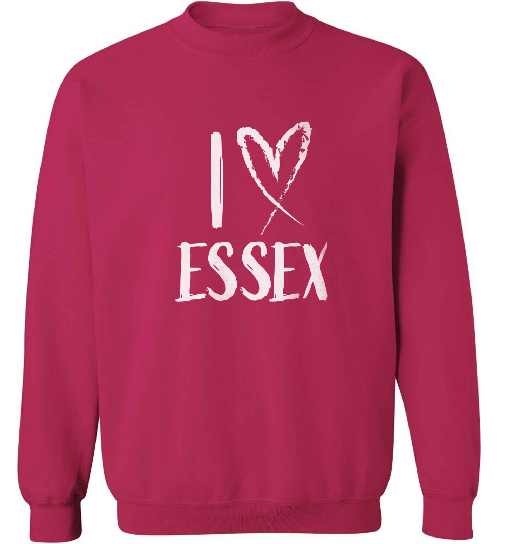 I love Essex adult's unisex pink sweater 2XL