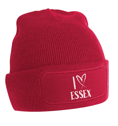 I love Essex beanie hat