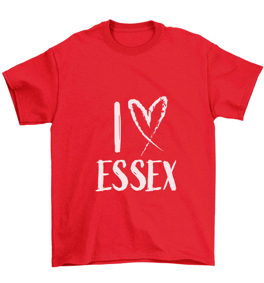 I love Essex Children's red Tshirt 12-13 Years