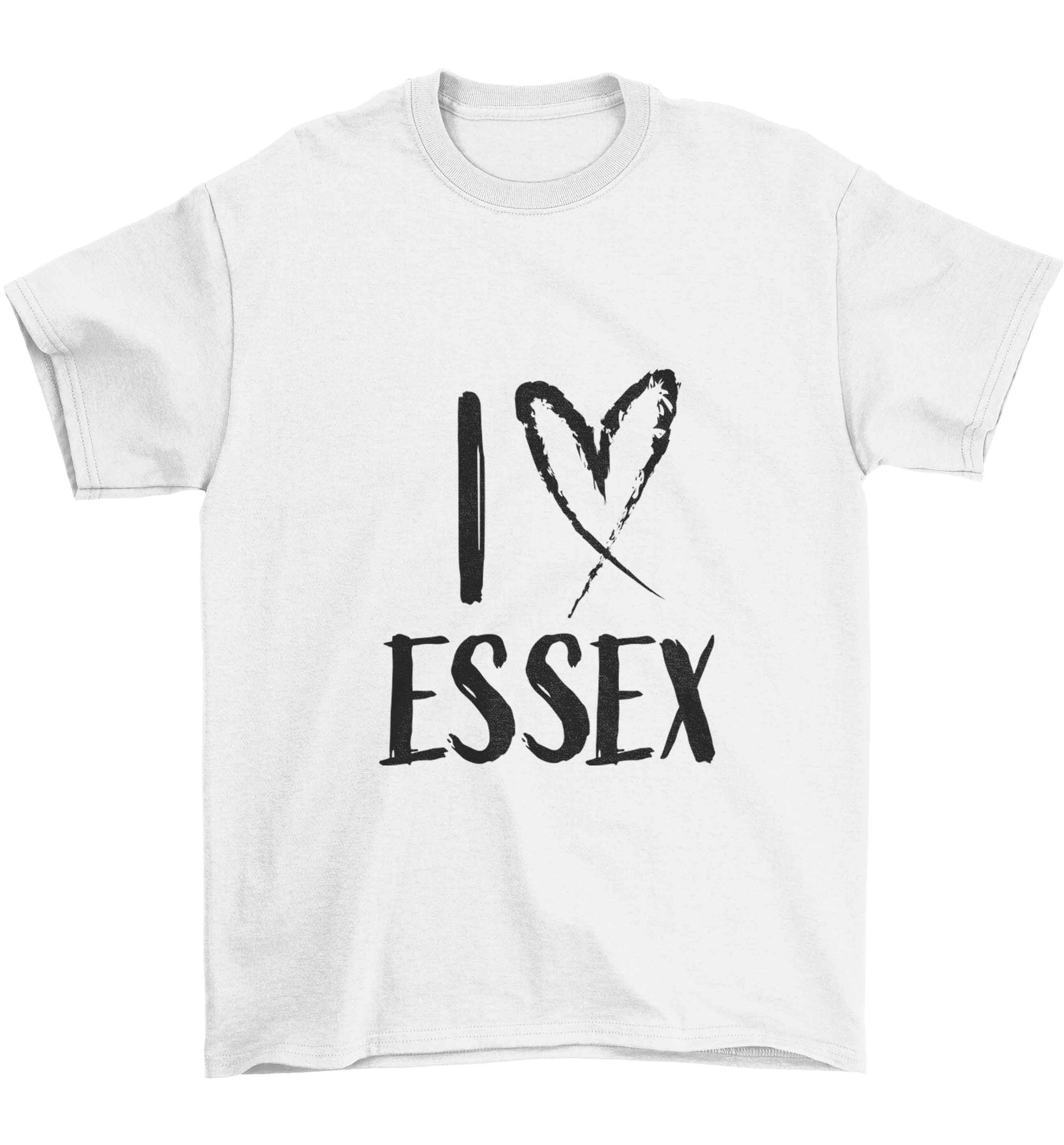 I love Essex Children's white Tshirt 12-13 Years