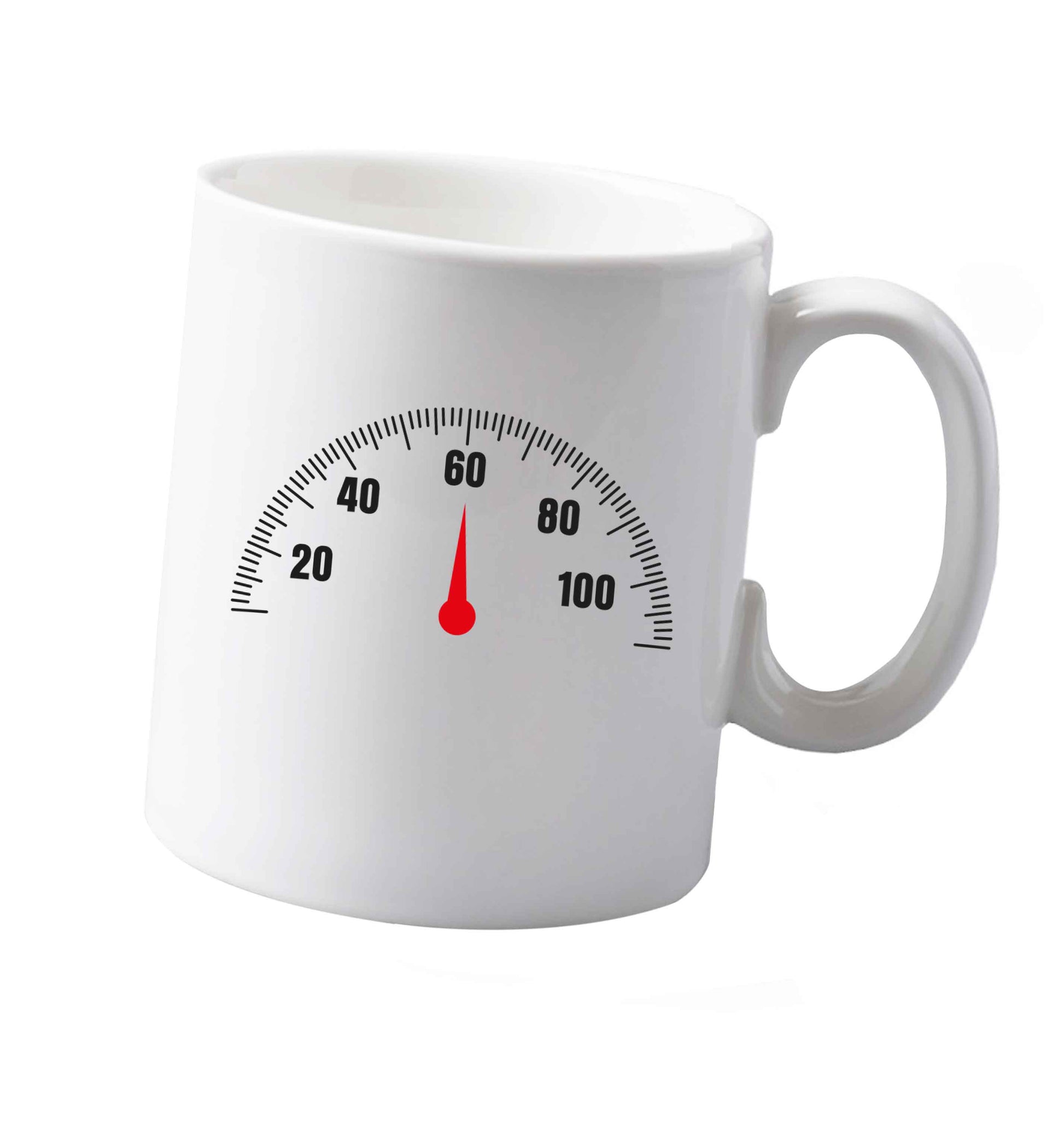 10 oz 60th Birthday speedial ceramic mug both sides