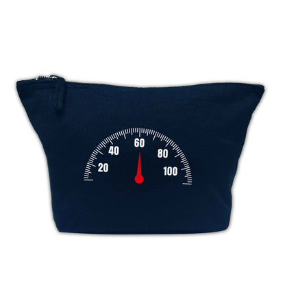 Speed dial 60 navy makeup bag
