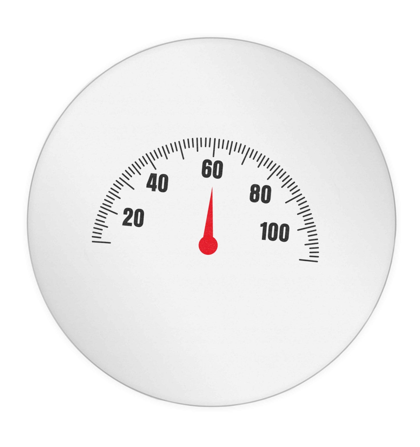 60th Birthday speedial 24 @ 45mm matt circle stickers