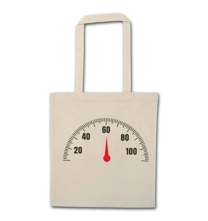 60th Birthday speedial natural tote bag