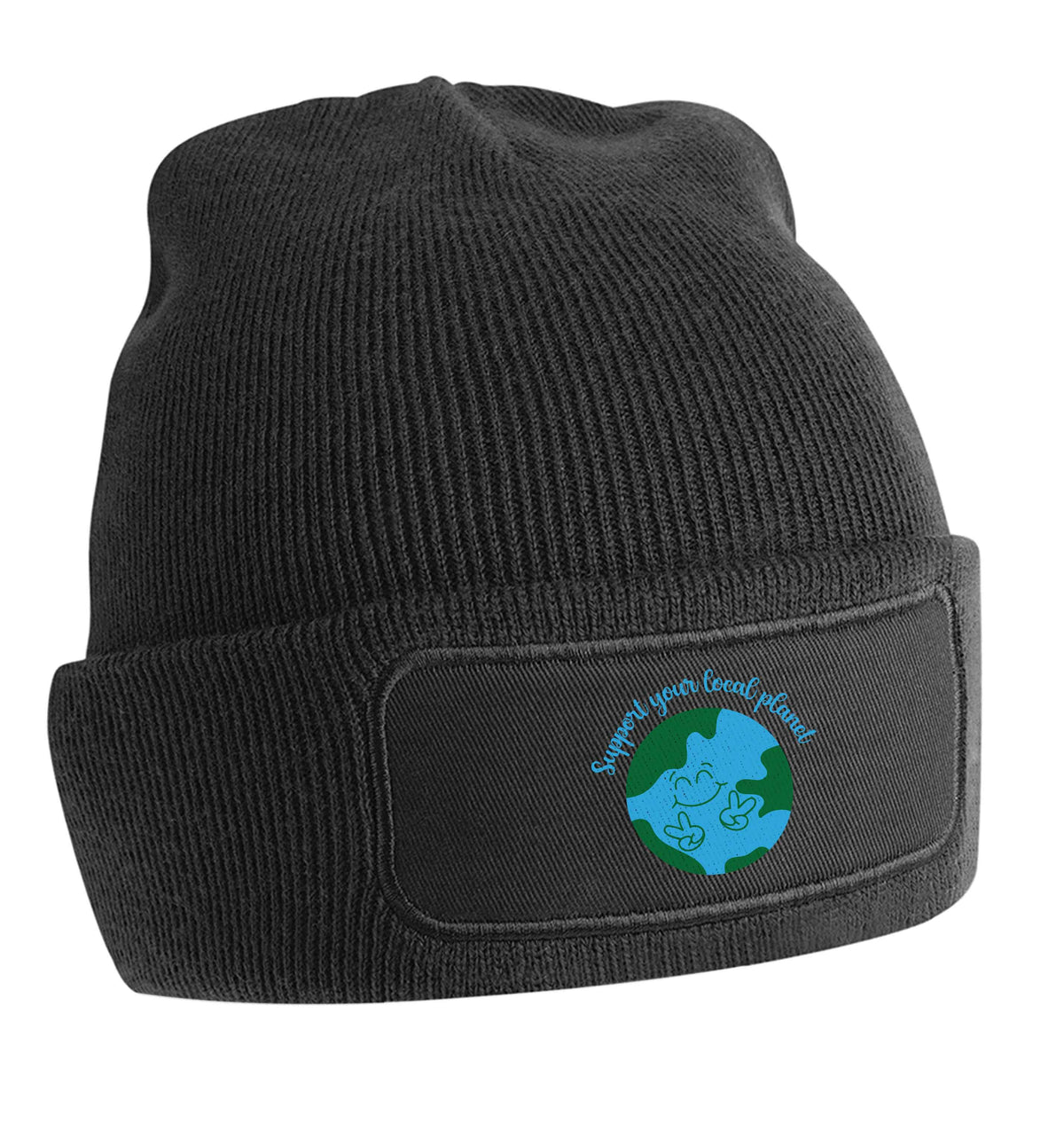 Support your local planet beanie hat