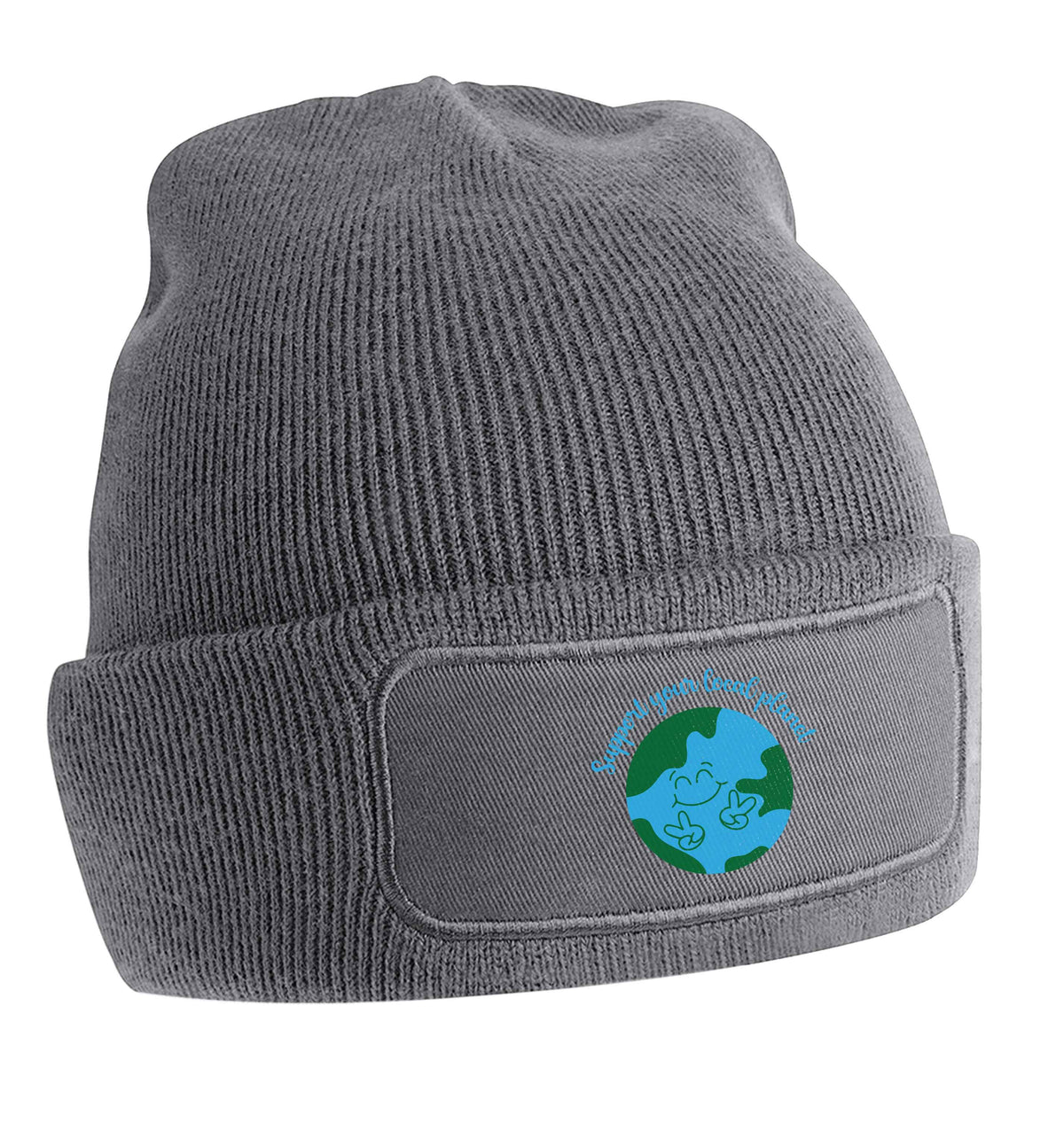 Support your local planet beanie hat