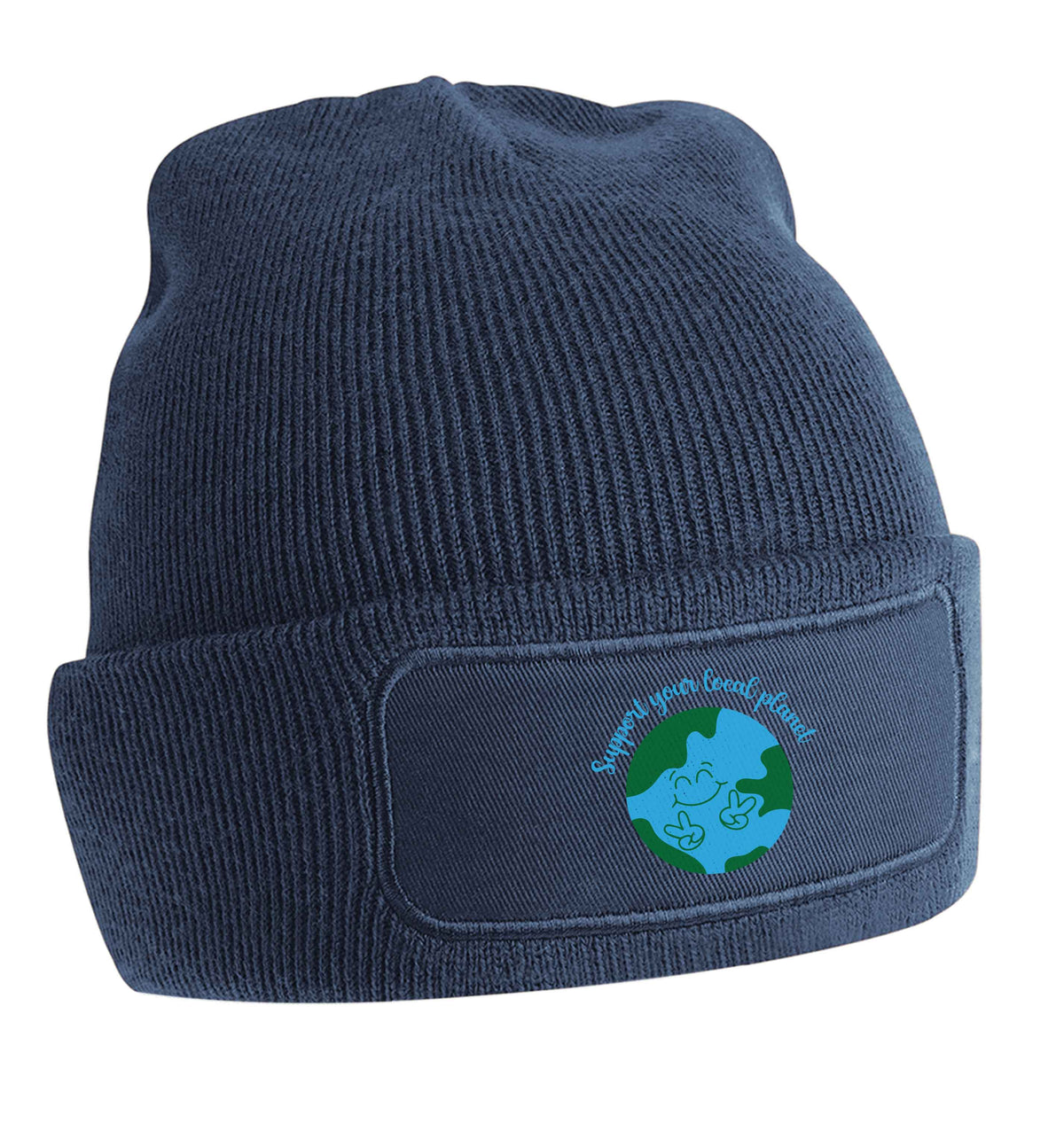 Support your local planet beanie hat