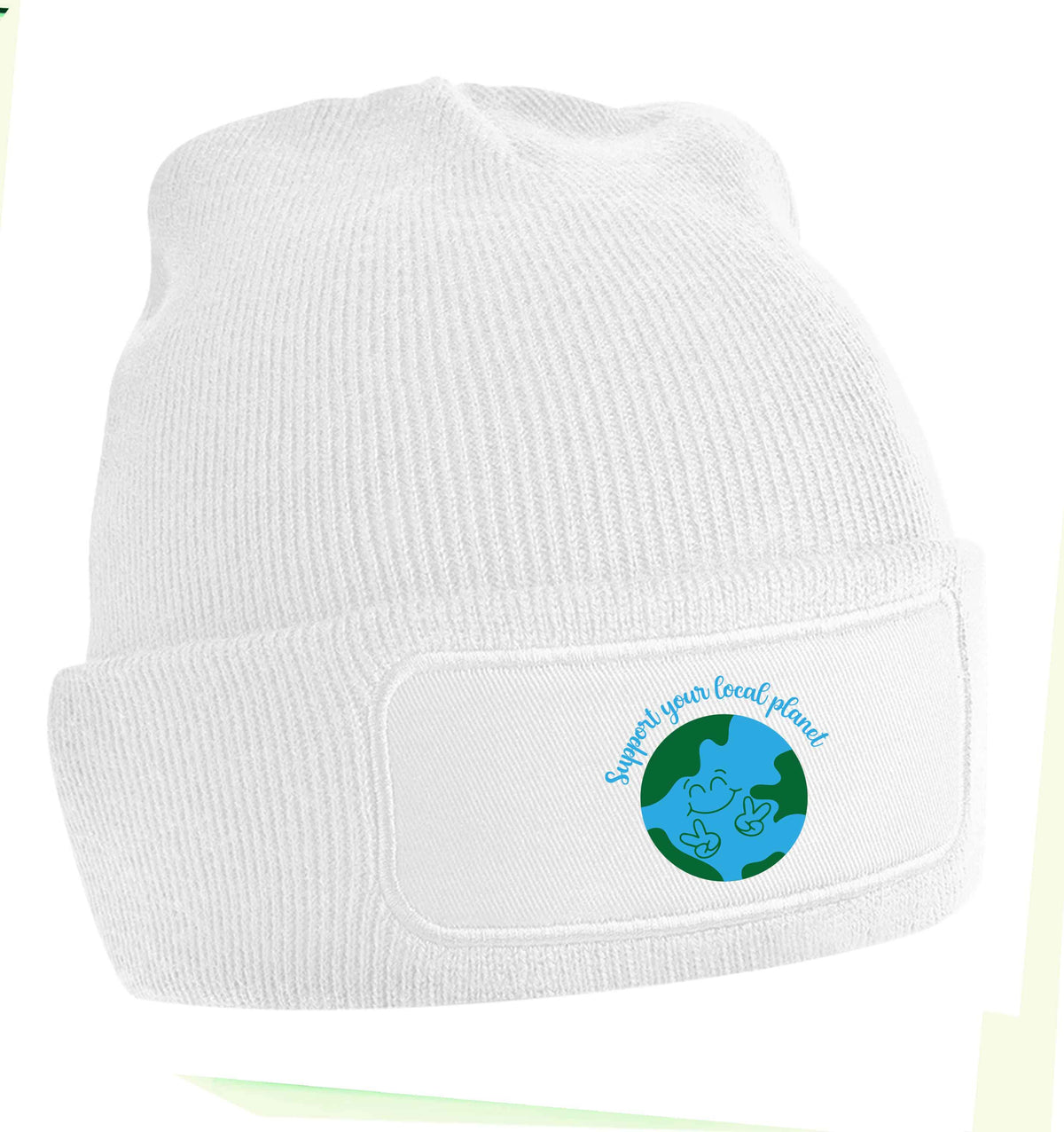 Support your local planet beanie hat