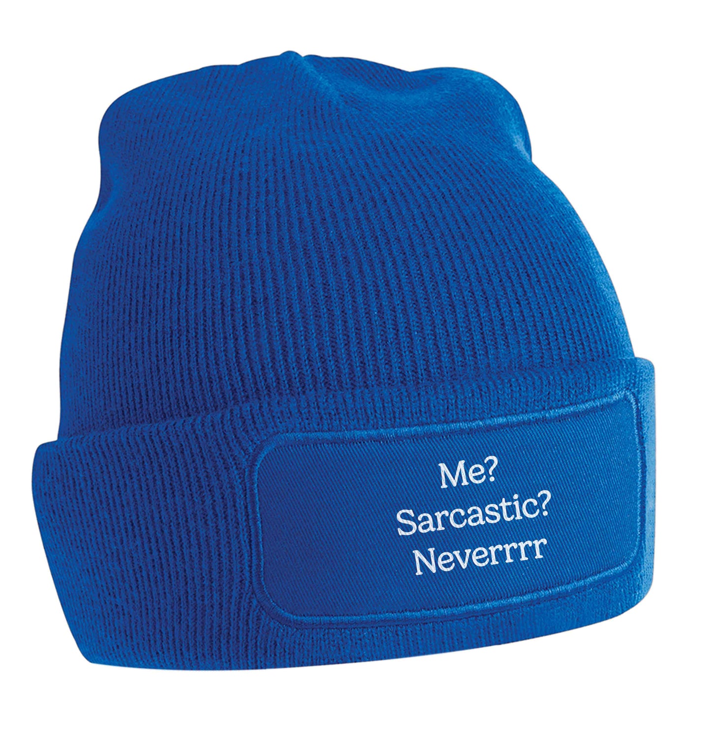 Me? sarcastic? never beanie hat