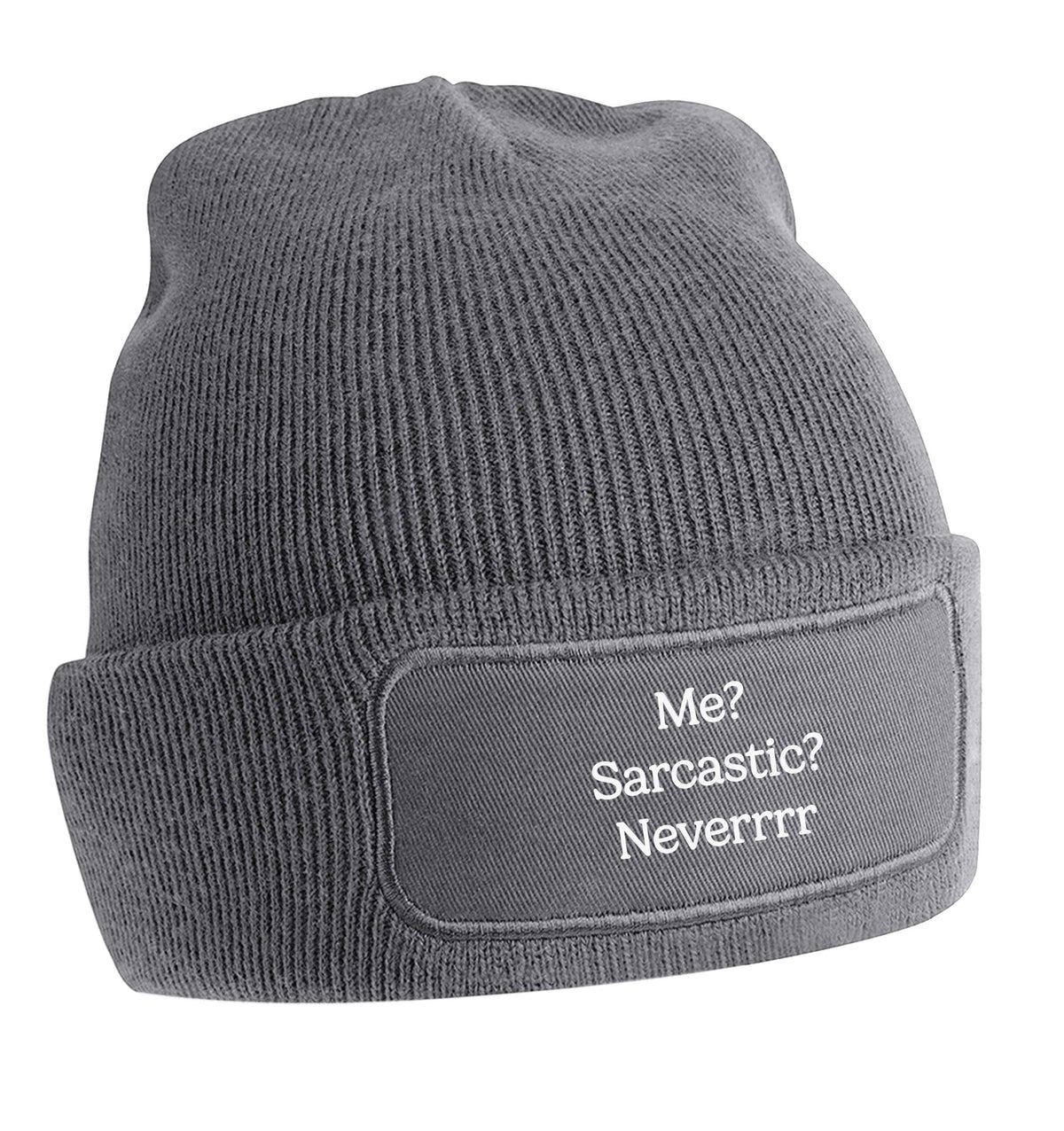Me? sarcastic? never beanie hat