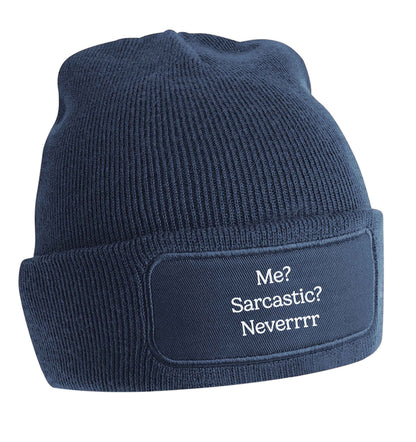 Me? sarcastic? never beanie hat