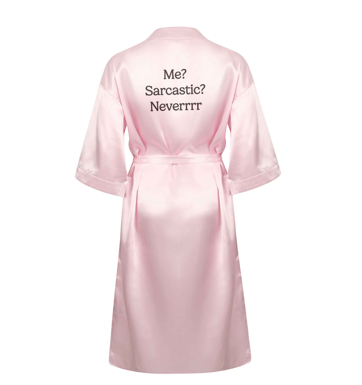 Me? sarcastic? never XL/XXL pink ladies dressing gown size 16/18