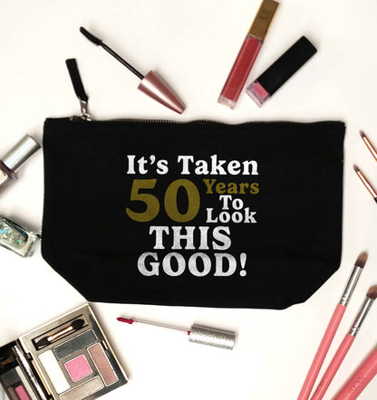 It's taken 50 years to look this good! black makeup bag