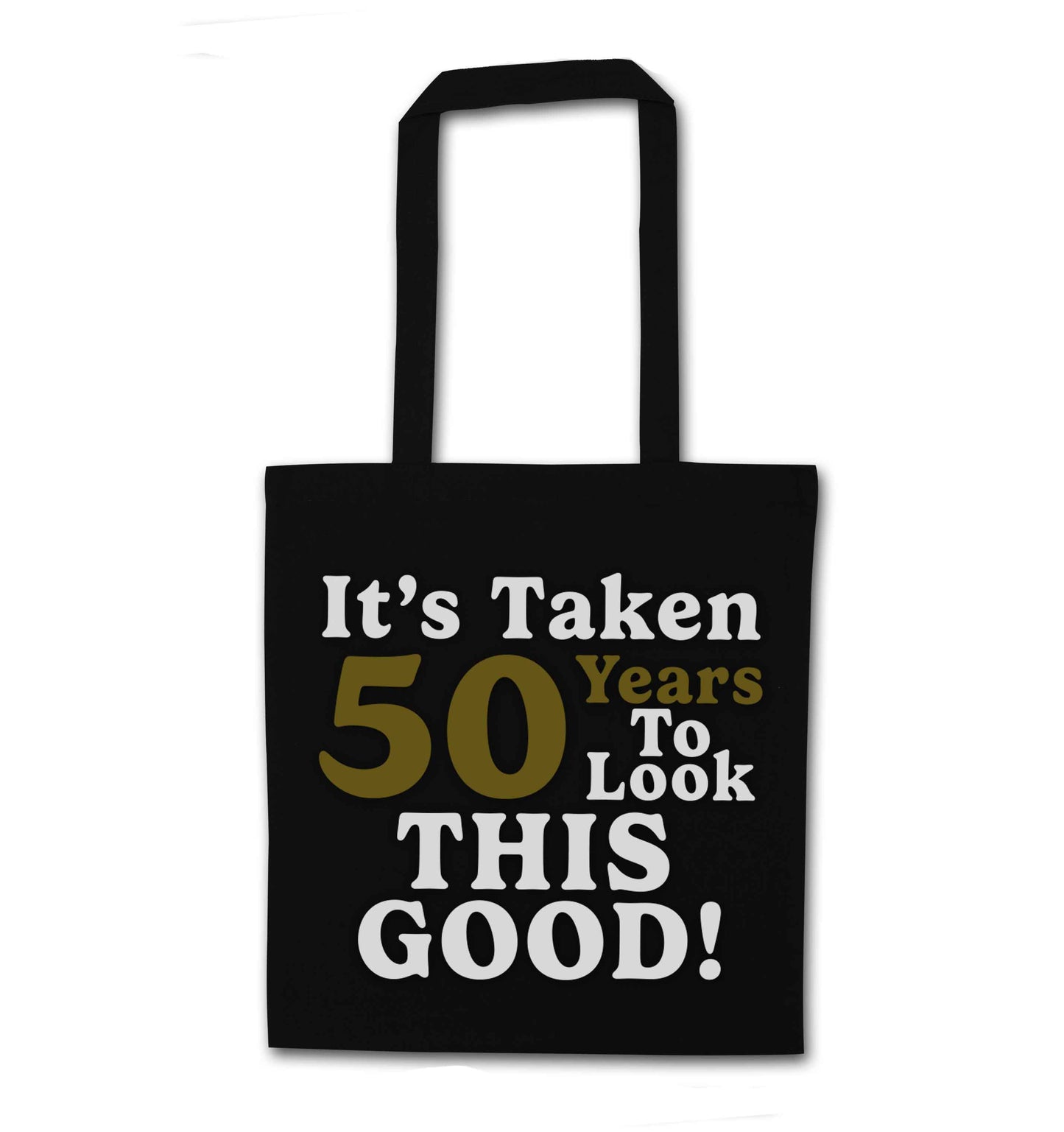 It's taken 50 years to look this good! black tote bag