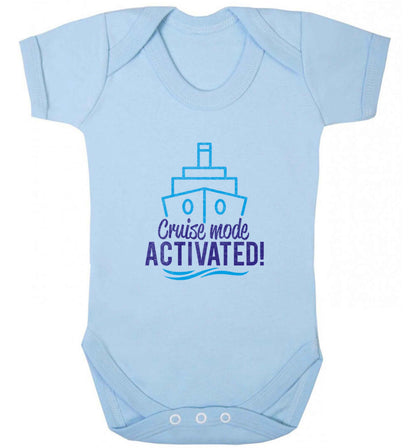 Cruise mode activated baby vest pale blue 18-24 months