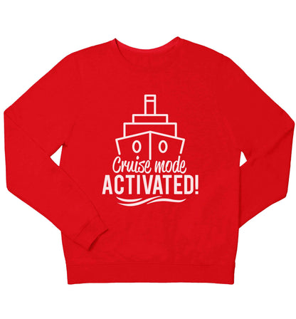 Cruise mode activated children's grey sweater 12-13 Years