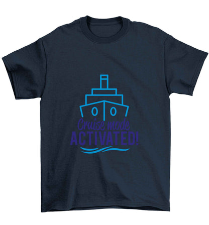 Cruise mode activated Children's navy Tshirt 12-13 Years