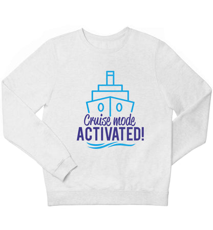 Cruise mode activated children's white sweater 12-13 Years