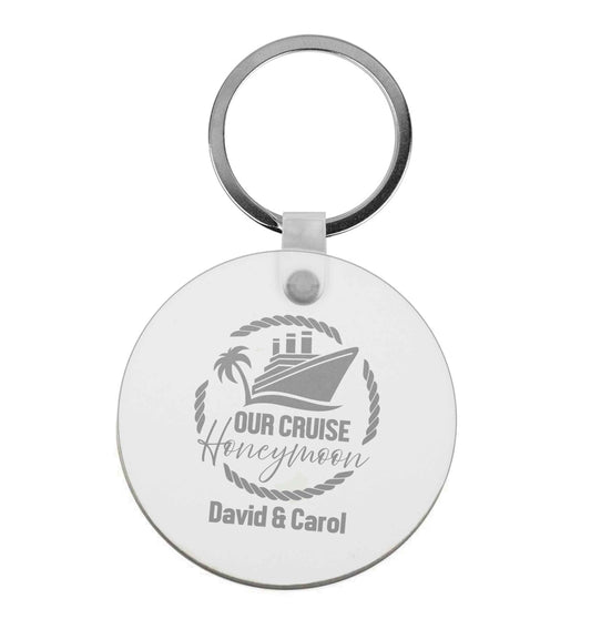 Our cruise honeymoon personalised |  Keyring