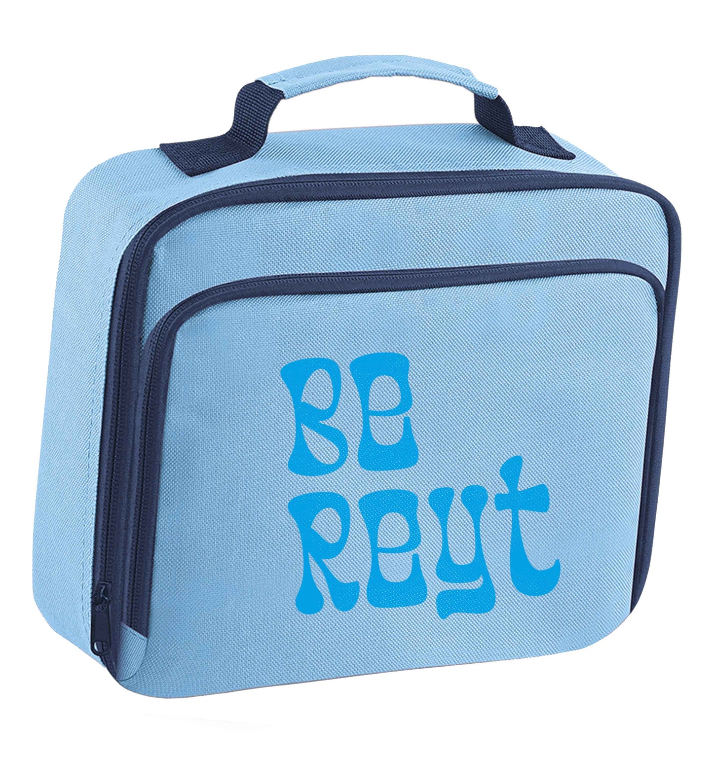 Be reyt insulated blue lunch bag cooler
