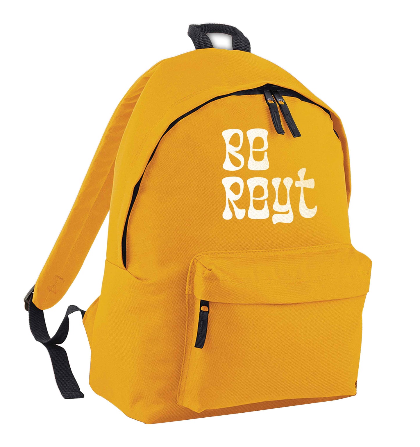 Be reyt mustard adults backpack